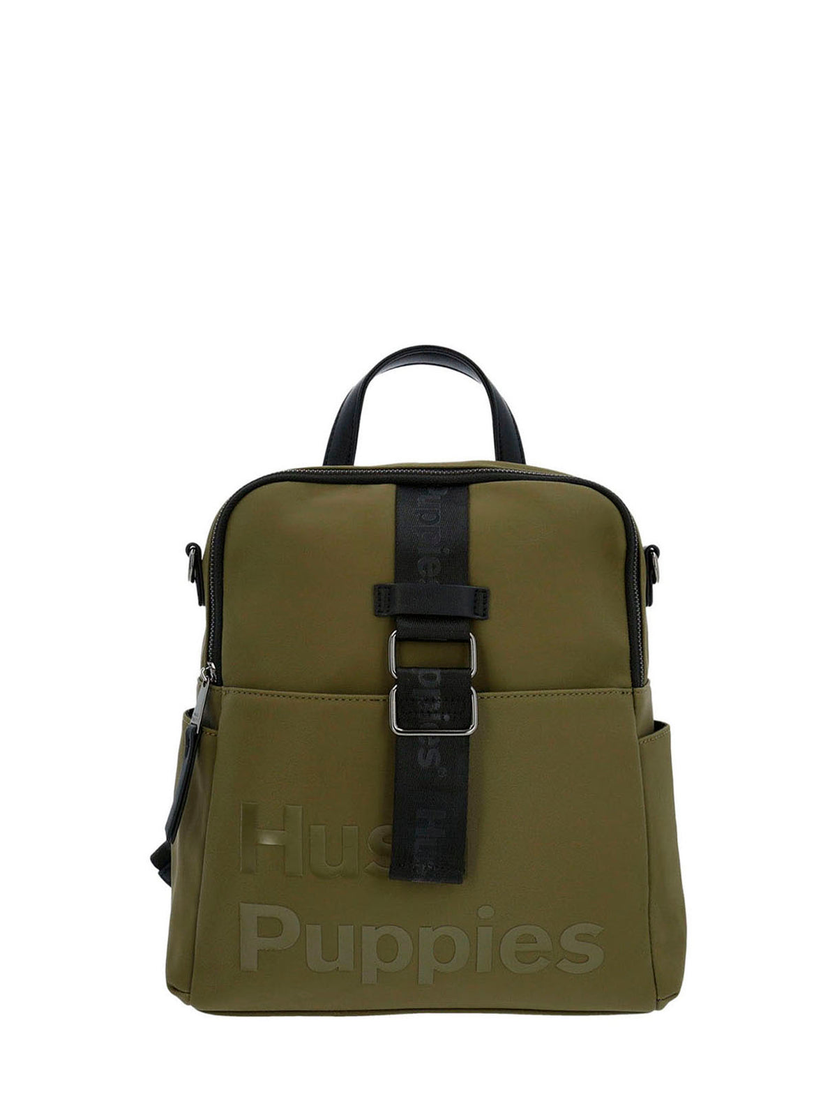 Cartera Mochila Ecocuero Mujer Hansen Backbag Verde Hush Puppies