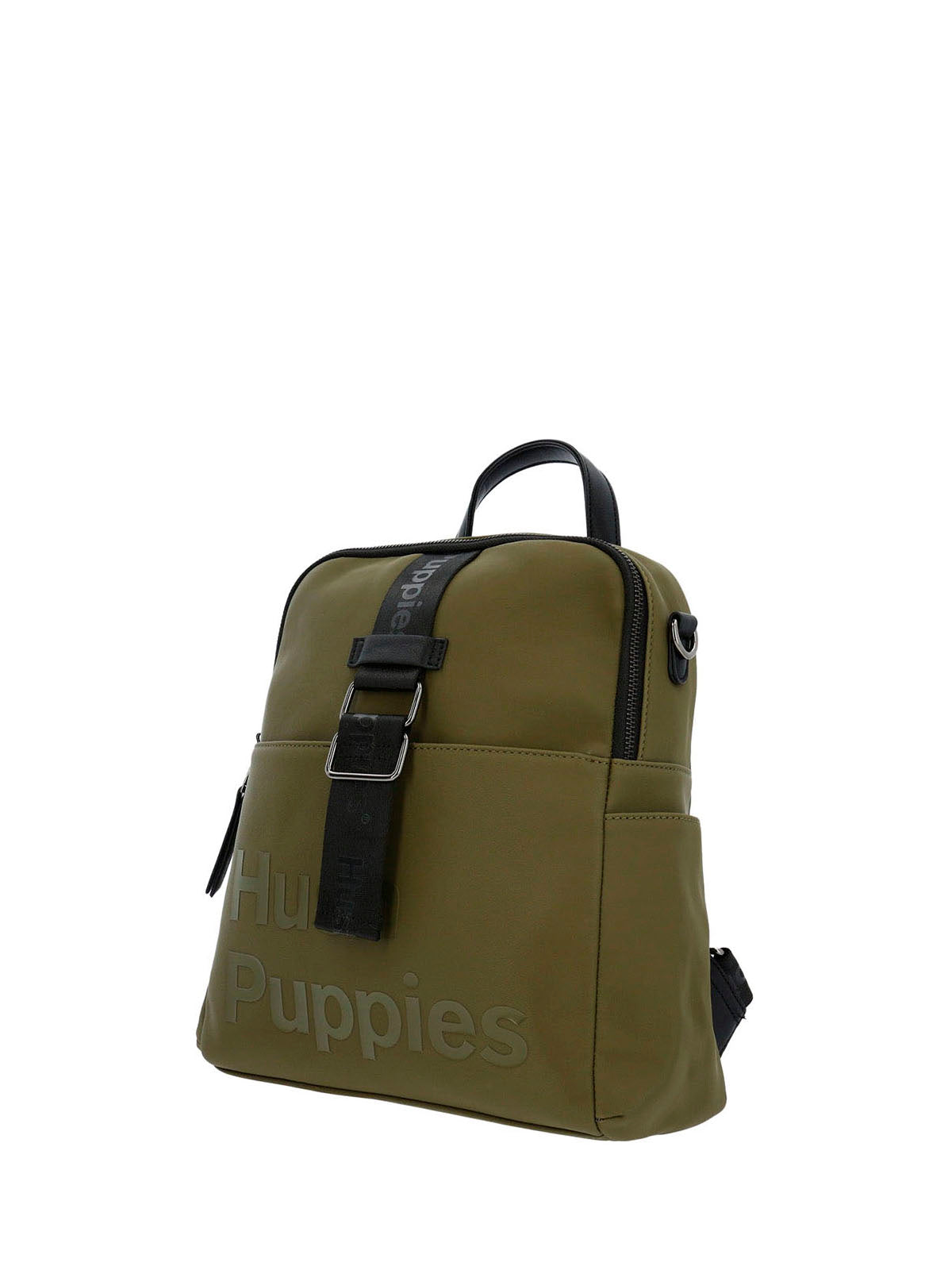 Cartera Mochila Ecocuero Mujer Hansen Backbag Verde Hush Puppies