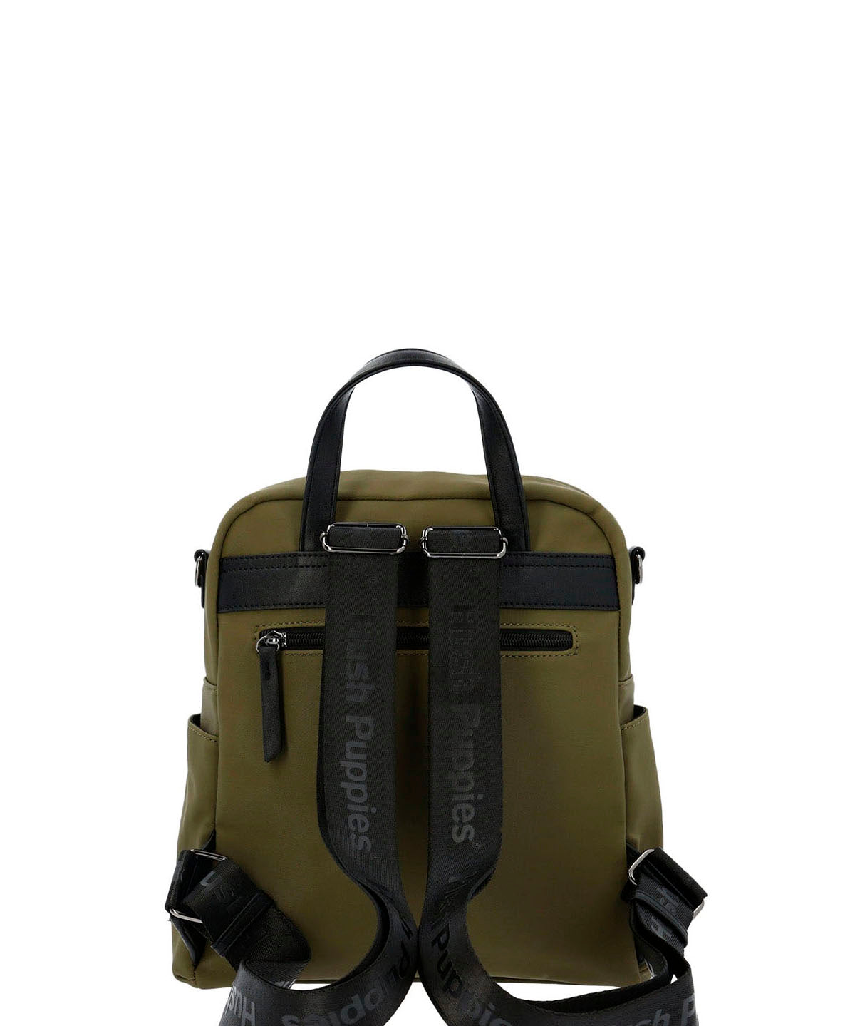 Cartera Mochila Ecocuero Mujer Hansen Backbag Verde Hush Puppies