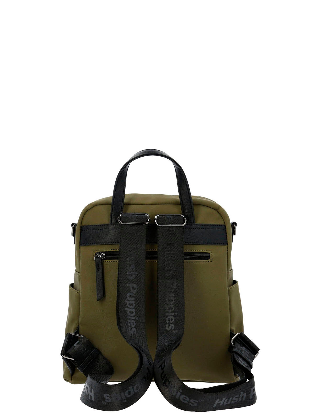 Cartera Mochila Ecocuero Mujer Hansen Backbag Verde Hush Puppies