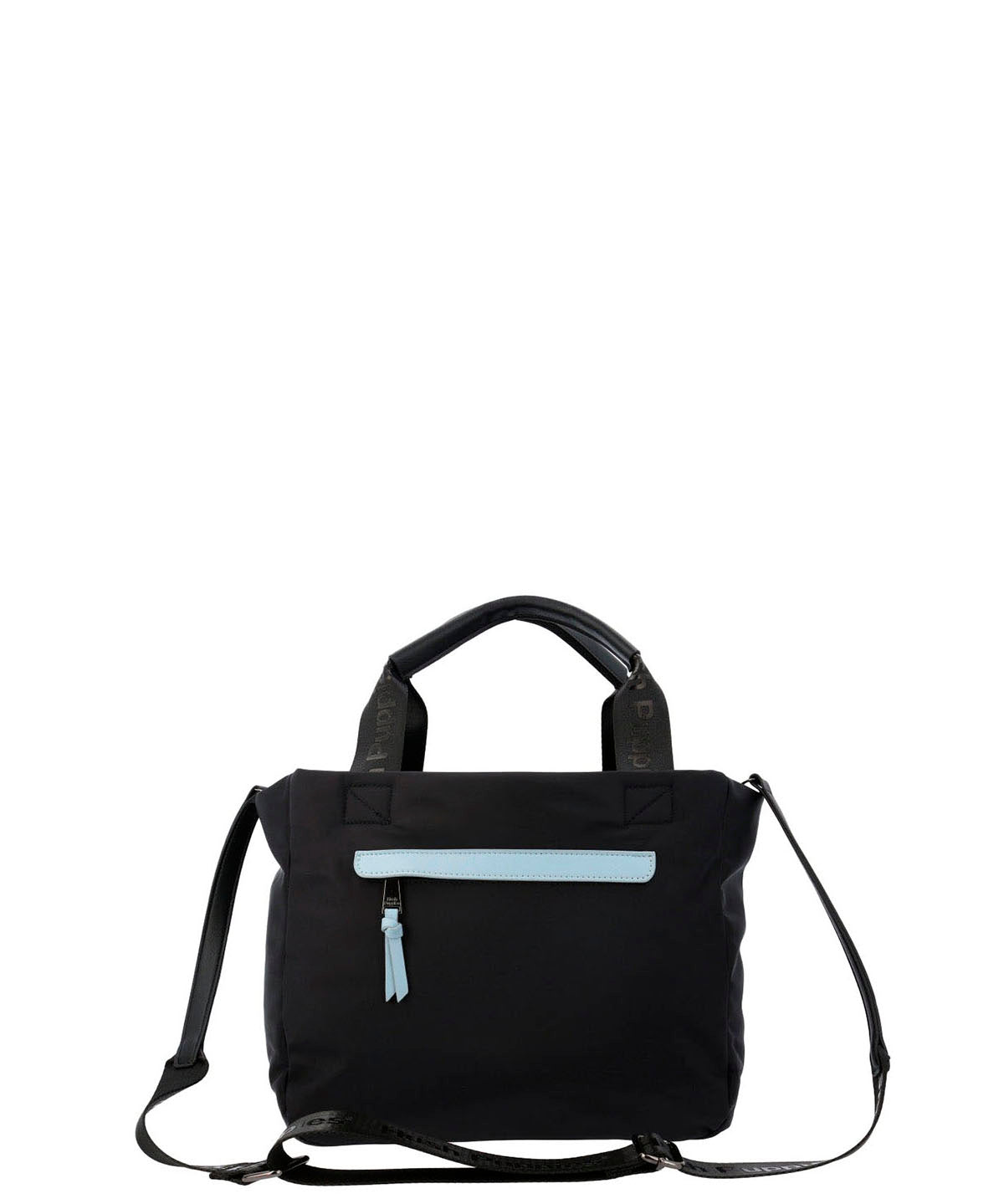 Cartera Poliéster Reciclado Mujer Royle Tote Negro Hush Puppies