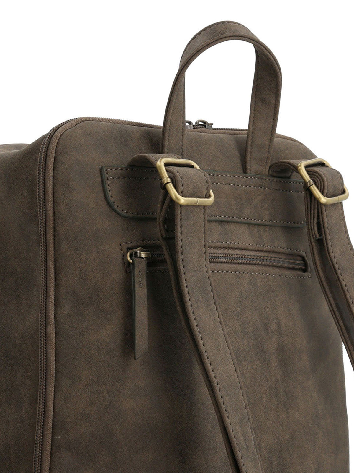Mochila Ecocuero Mujer Danny Back Café Hush Puppies