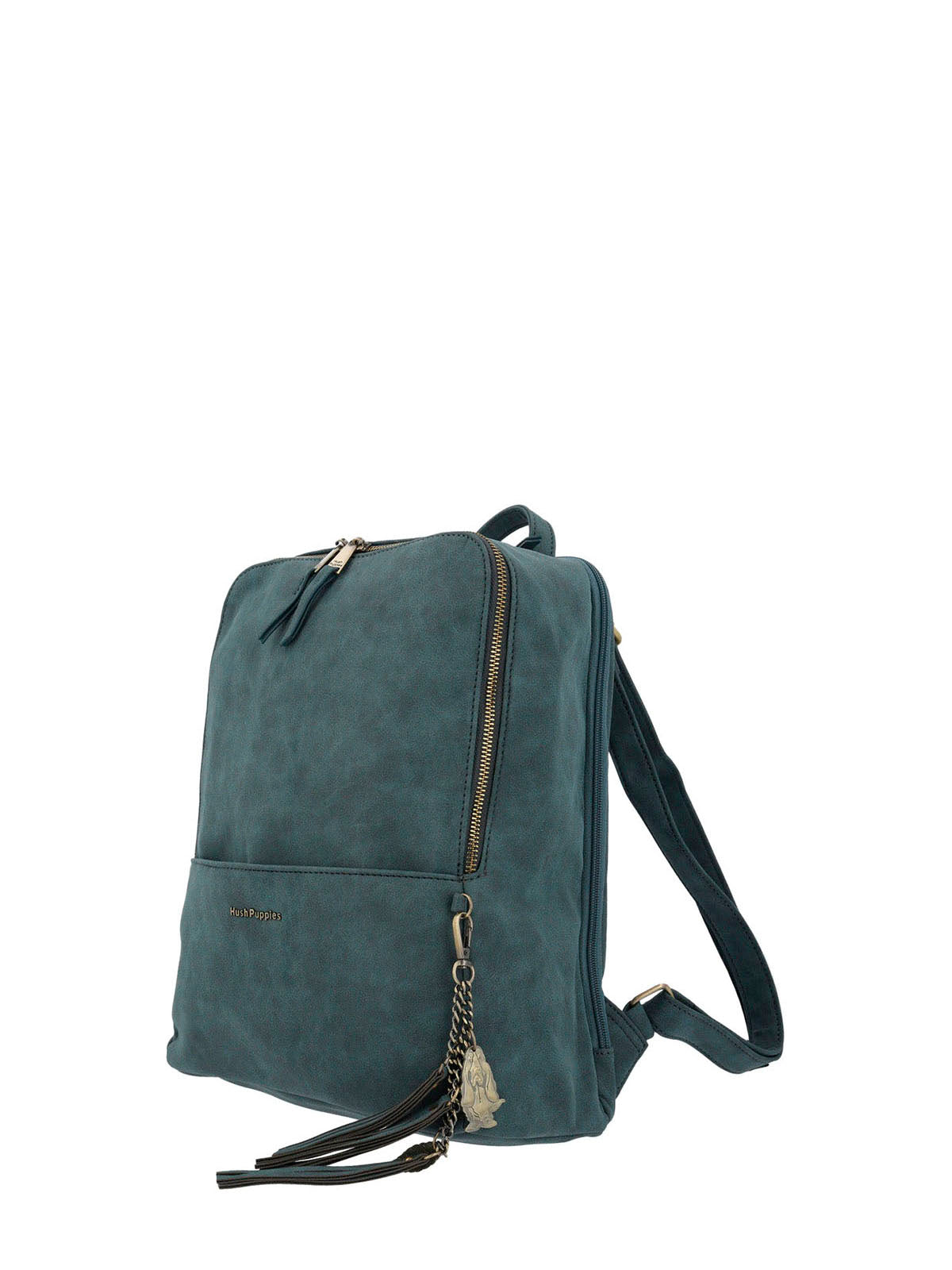 Mochila Ecocuero Mujer Danny Back Azul Hush Puppies