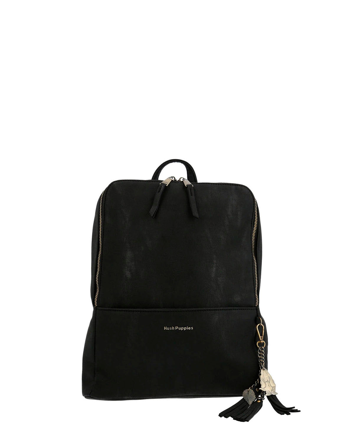 Mochila Ecocuero Mujer Danny Back Negro Hush Puppies