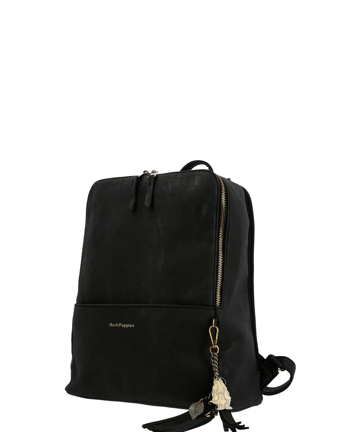 Mochila Ecocuero Mujer Danny Back Negro Hush Puppies