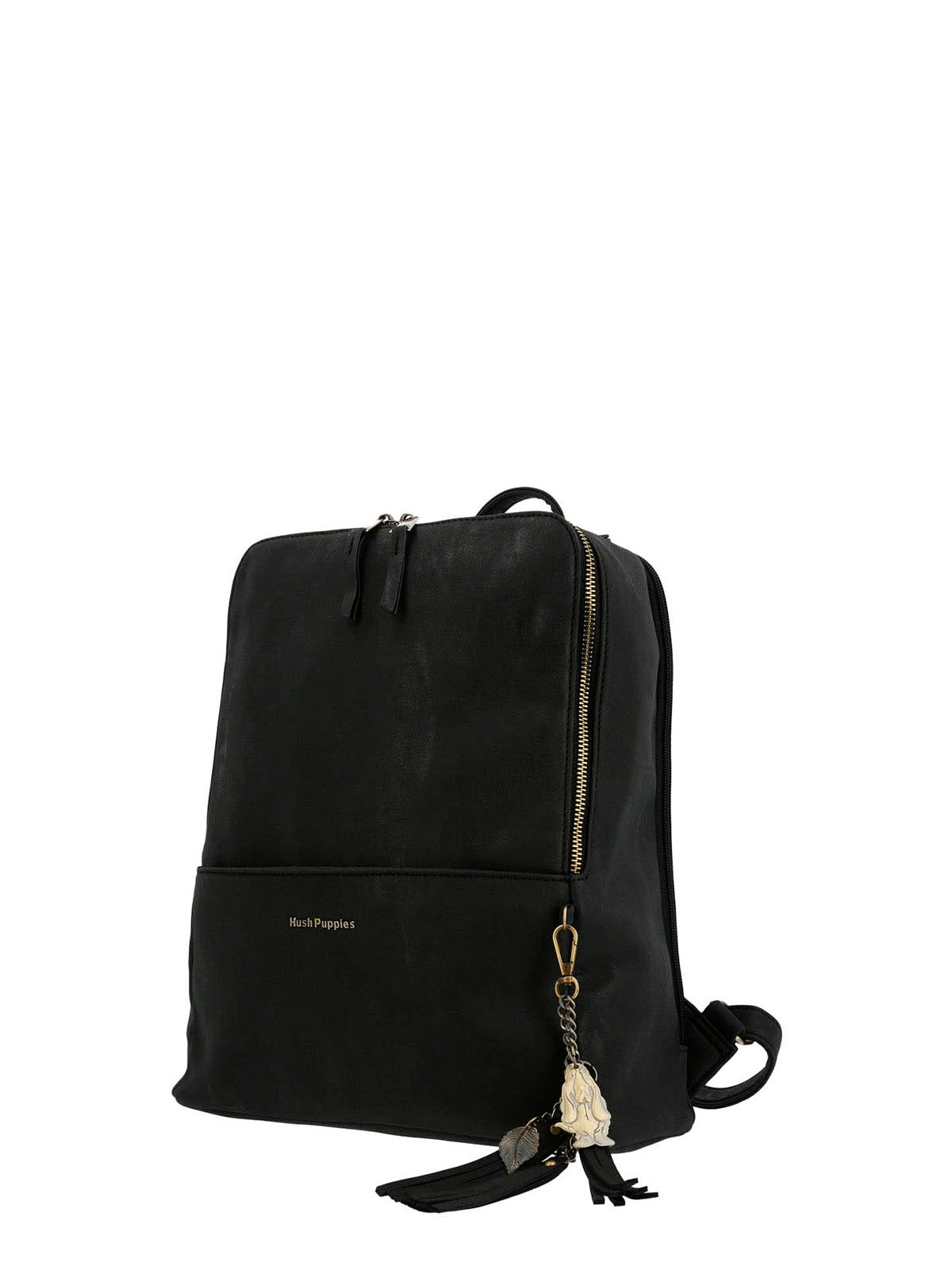 Mochila Ecocuero Mujer Danny Back Negro Hush Puppies