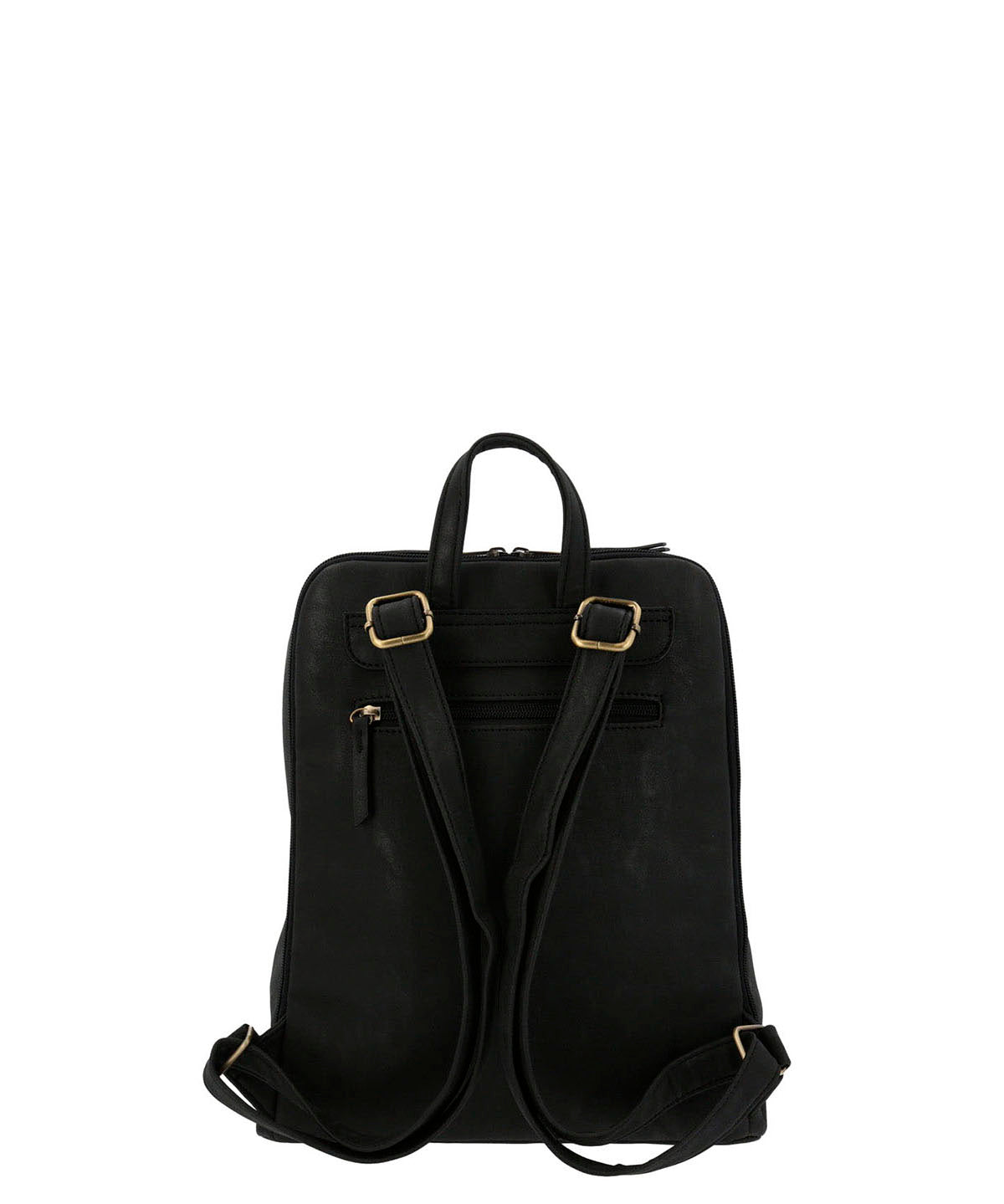 Mochila Ecocuero Mujer Danny Back Negro Hush Puppies