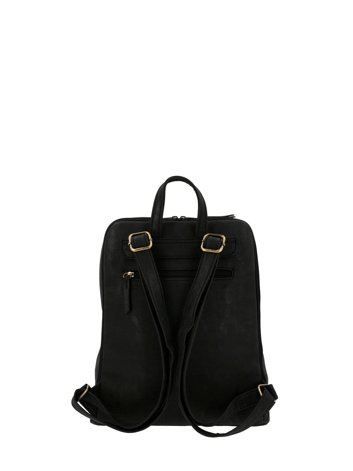 Mochila Ecocuero Mujer Danny Back Negro Hush Puppies