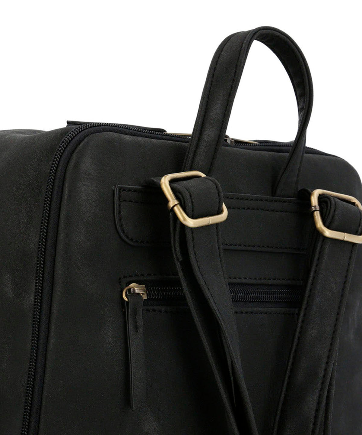 Mochila Ecocuero Mujer Danny Back Negro Hush Puppies