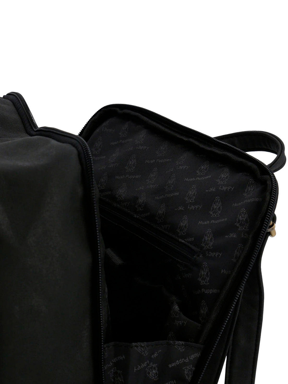 Mochila Ecocuero Mujer Danny Back Negro Hush Puppies