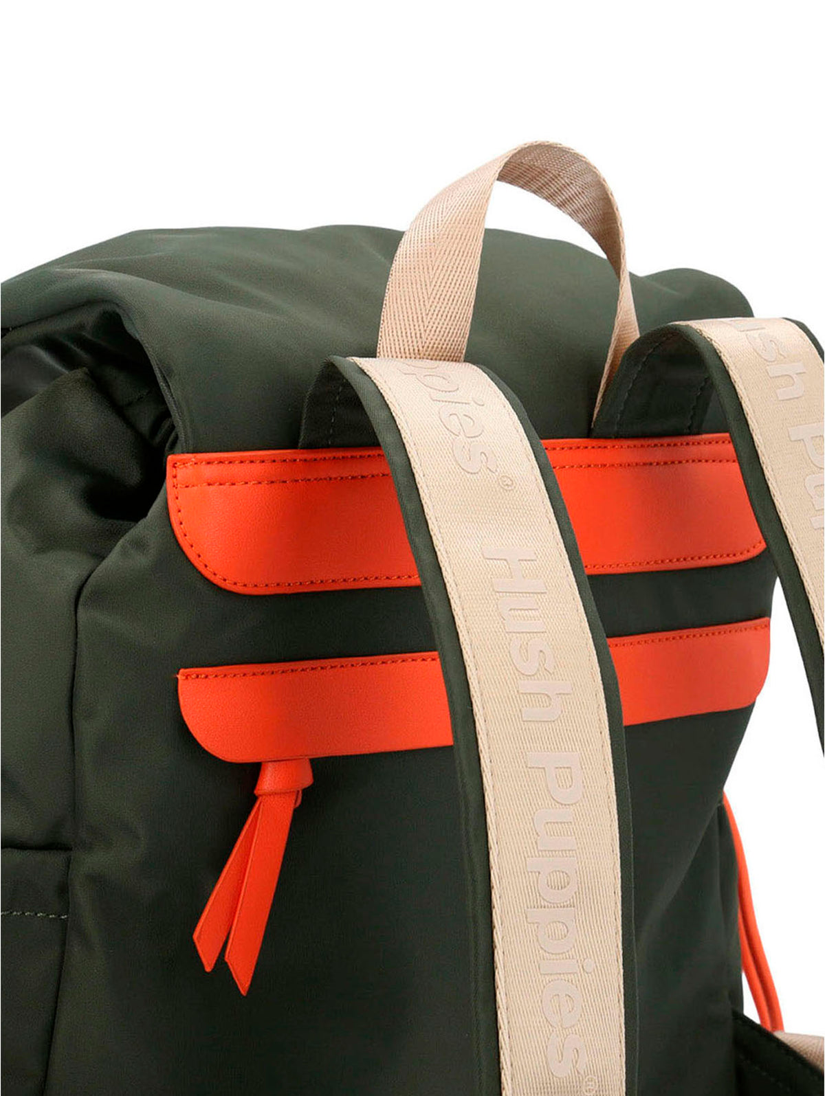 Mochila Poliéster Reciclado Mujer Rutter Back Verde Hush Puppies