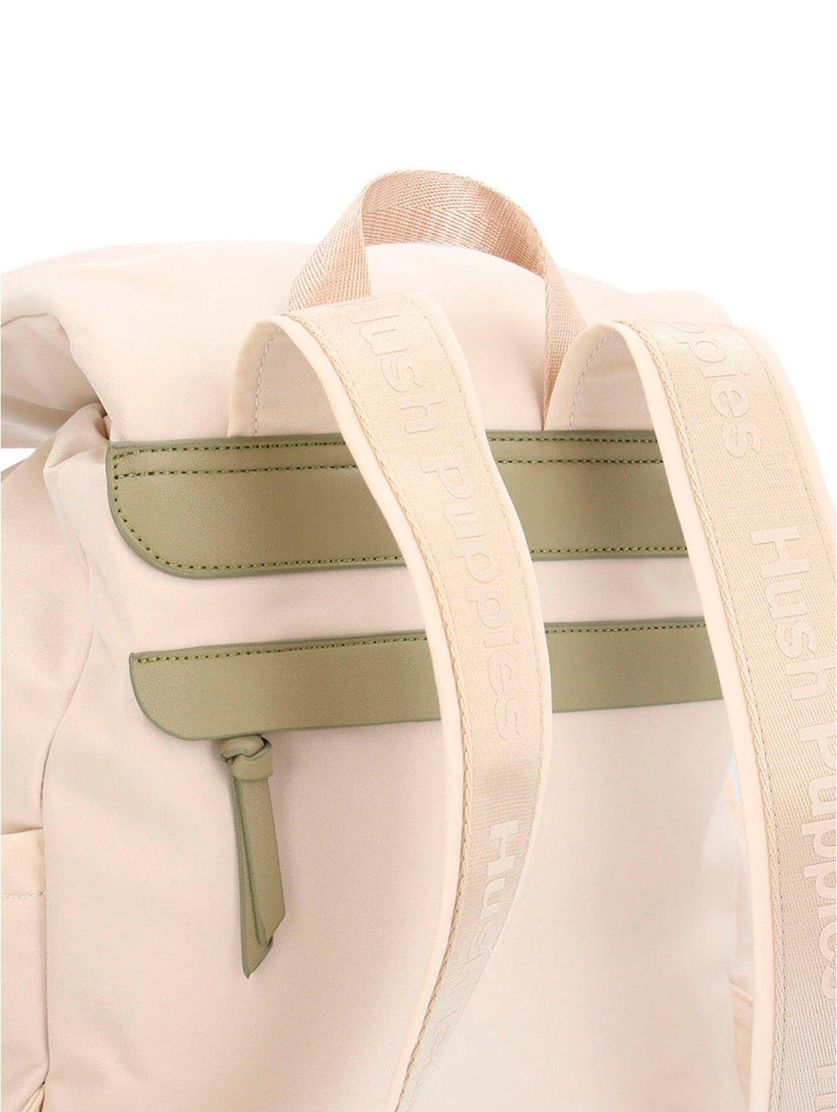 Mochila Poliéster Reciclado Mujer Rutter Back Beige/Crudo Hush Puppies