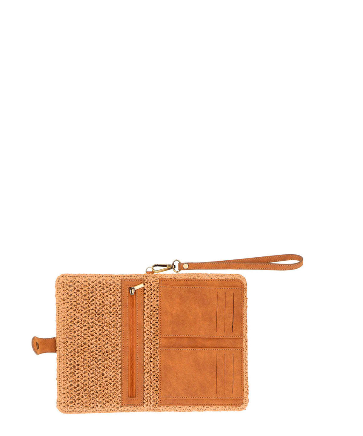 Billetera Ecocuero Mujer Yang Wallet Beige/Crudo Hush Puppies