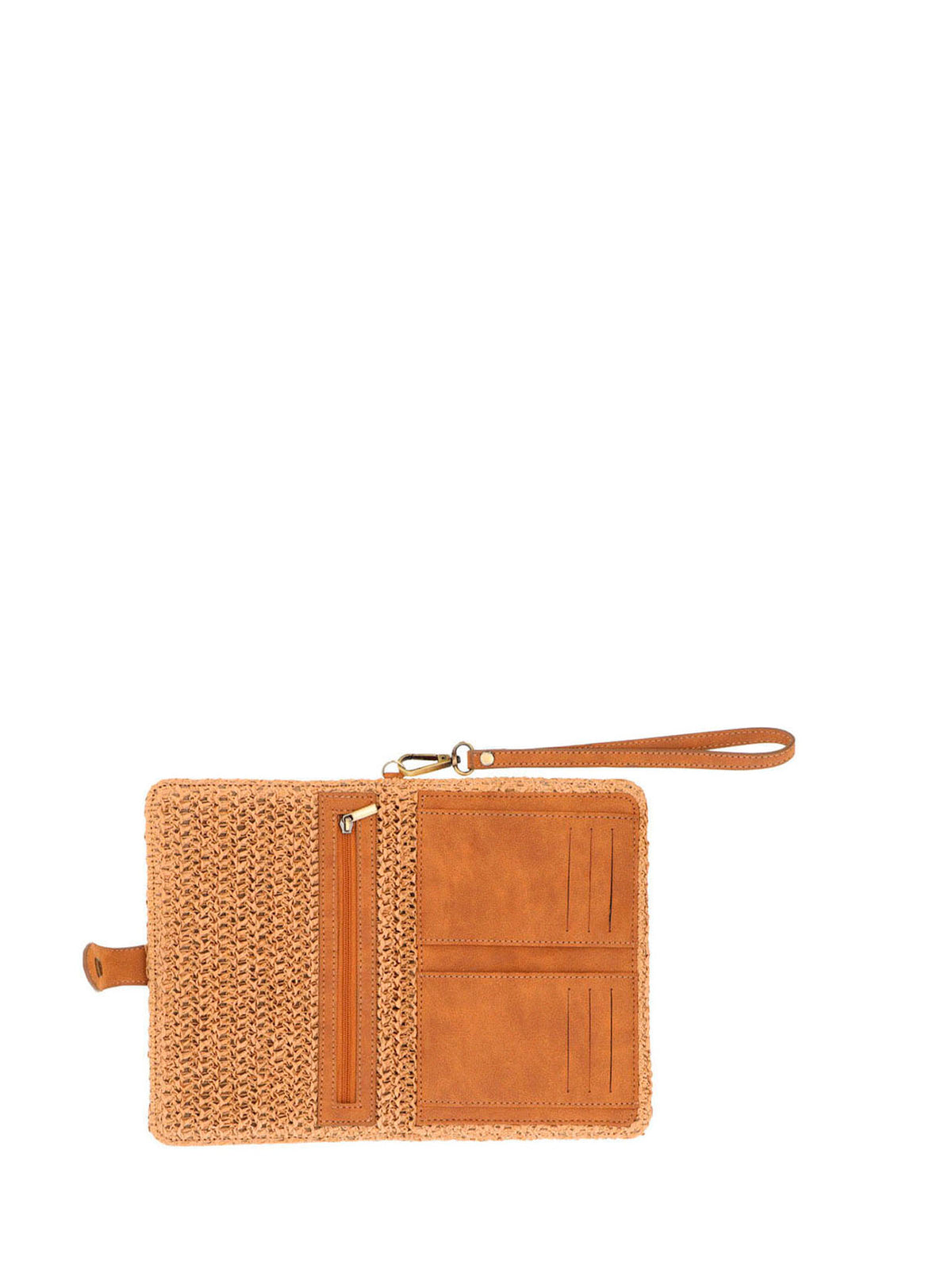 Billetera Ecocuero Mujer Yang Wallet Beige/Crudo Hush Puppies