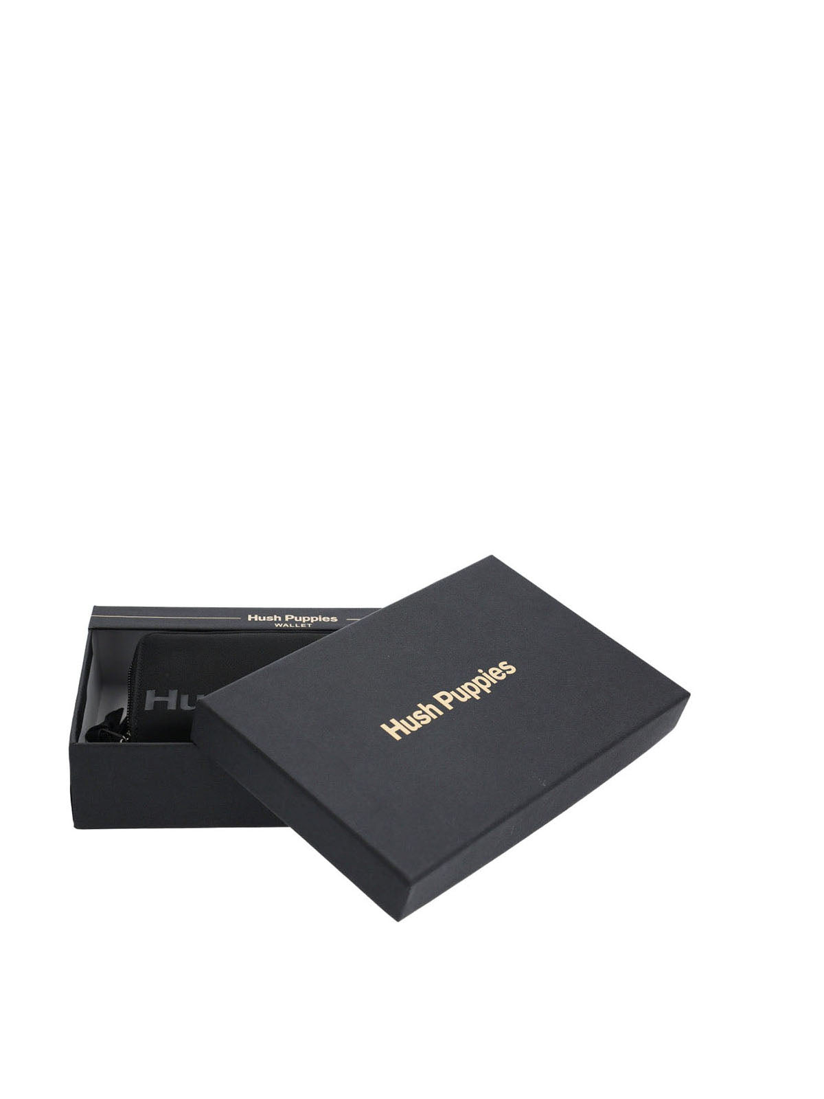 Billetera Ecocuero Mujer Harris Wallet Negro Hush Puppies