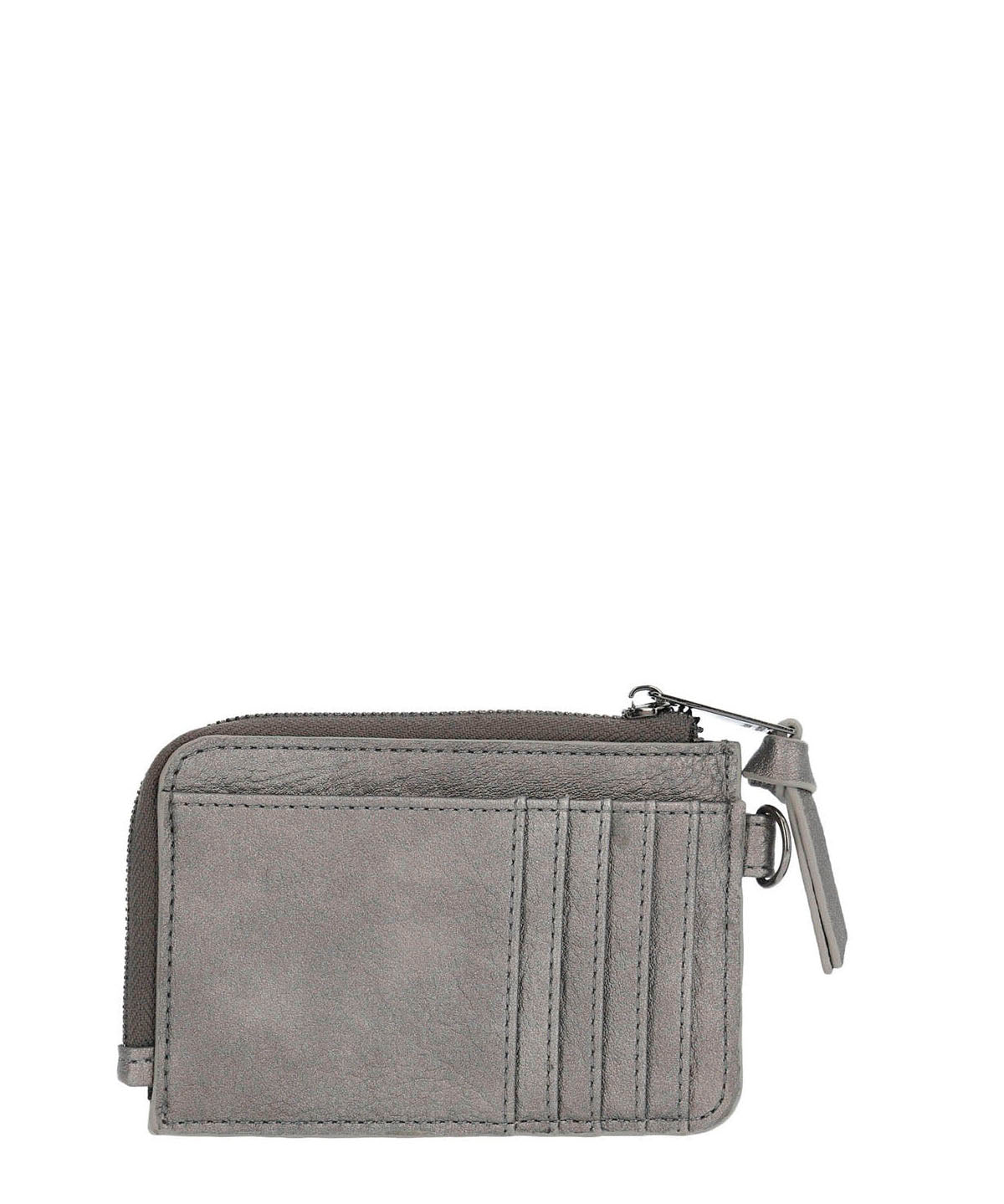 Tarjetero Ecocuero Mujer Metal Cardholder Metalizado Hush Puppies