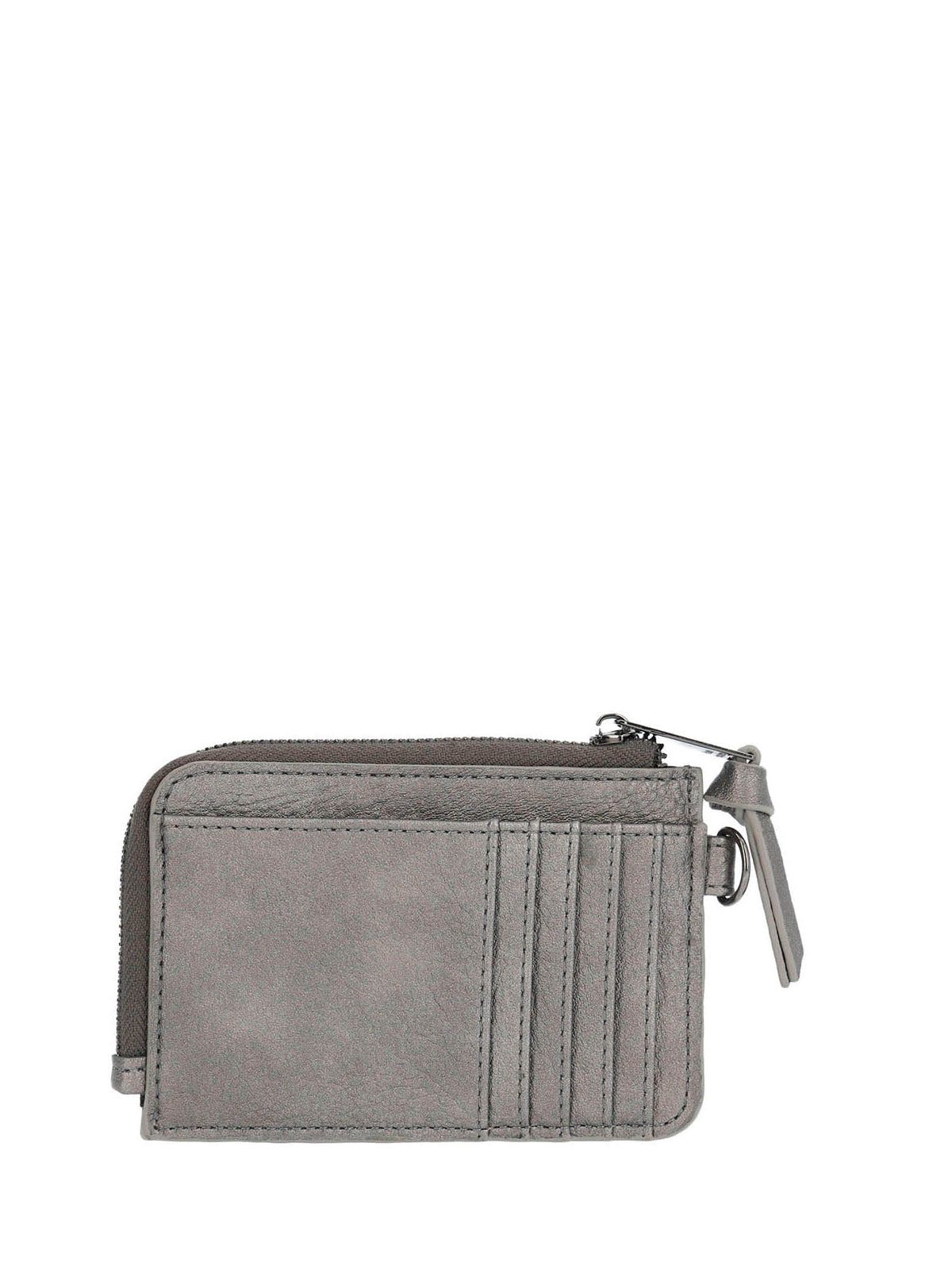 Tarjetero Ecocuero Mujer Metal Cardholder Metalizado Hush Puppies
