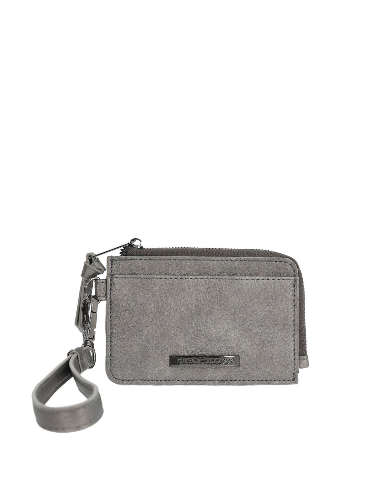 Tarjetero Ecocuero Mujer Metal Cardholder Metalizado Hush Puppies
