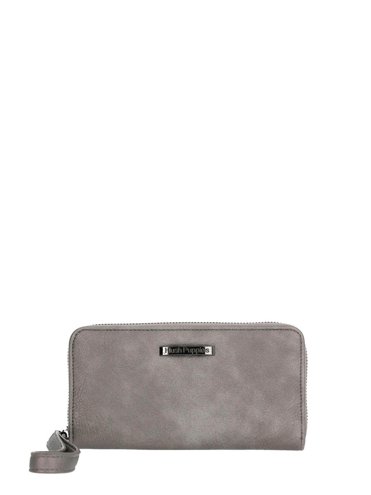 Billetera Ecocuero Mujer Metal Wallet Metalizado Hush Puppies
