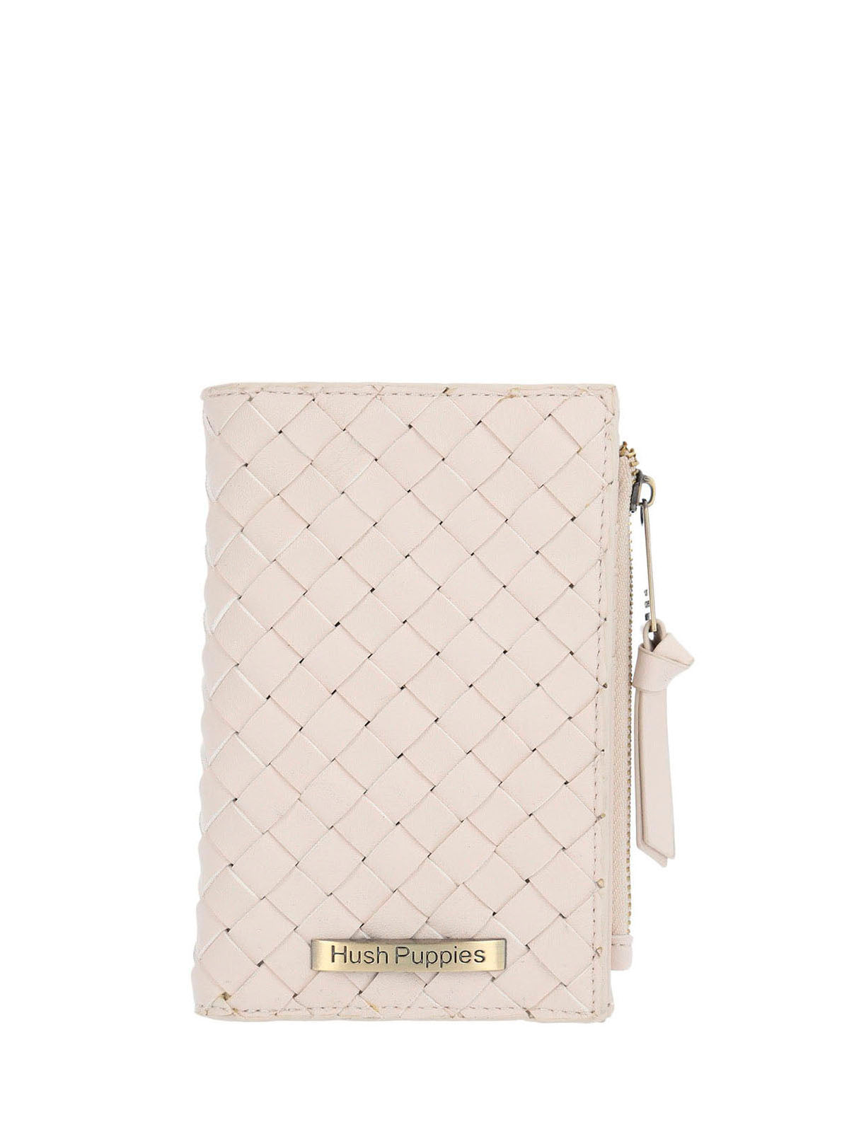 Billetera Ecocuero Mujer Brass Wallet Blanco Hush Puppies