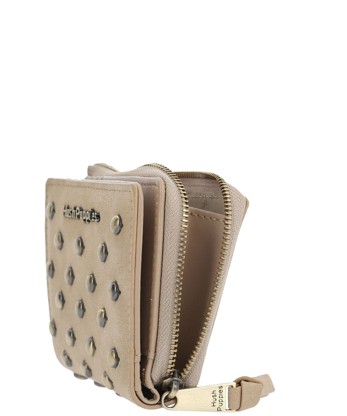 Billetera Ecocuero Mujer Taffy Wallet Café Hush Puppies