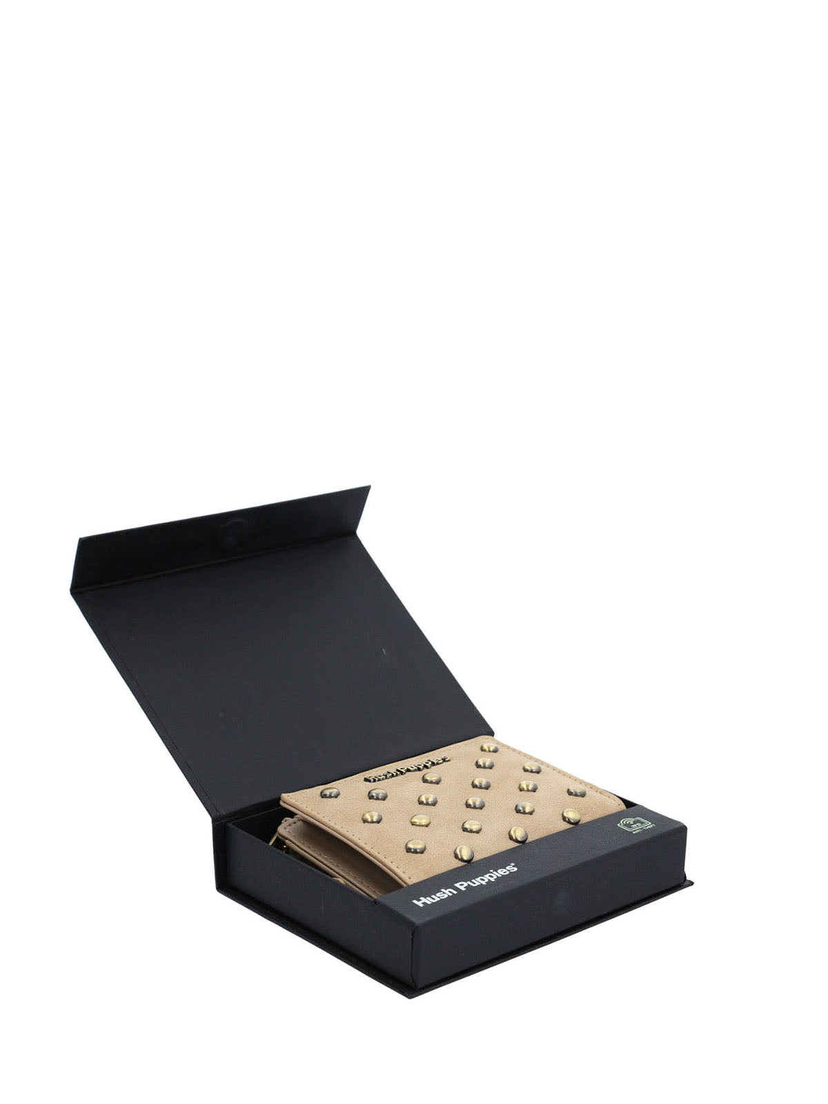 Billetera Ecocuero Mujer Taffy Wallet Café Hush Puppies