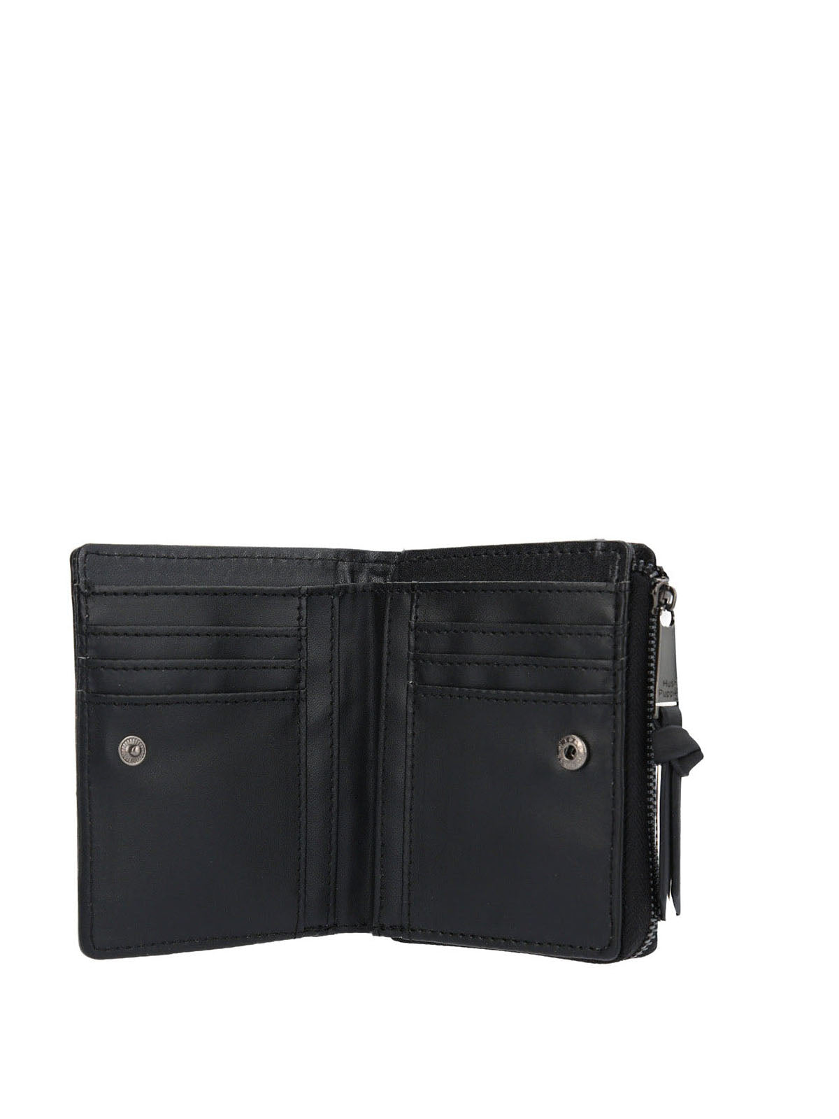 Billetera Ecocuero Mujer Taffy Wallet Negro Hush Puppies