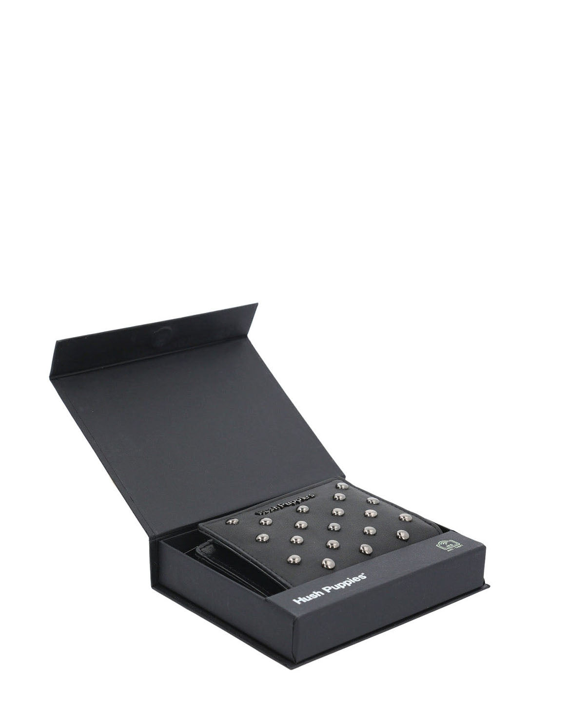 Billetera Ecocuero Mujer Taffy Wallet Negro Hush Puppies