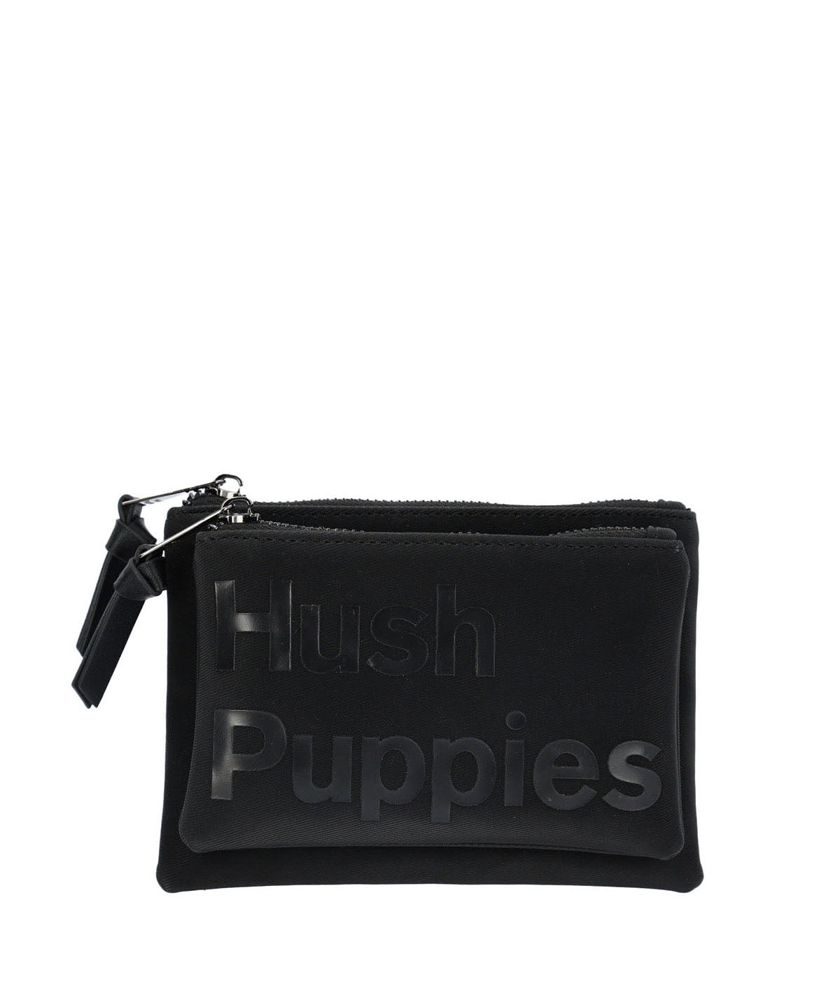 Billetera Ecocuero Mujer Henry Wallet Negro Hush Puppies