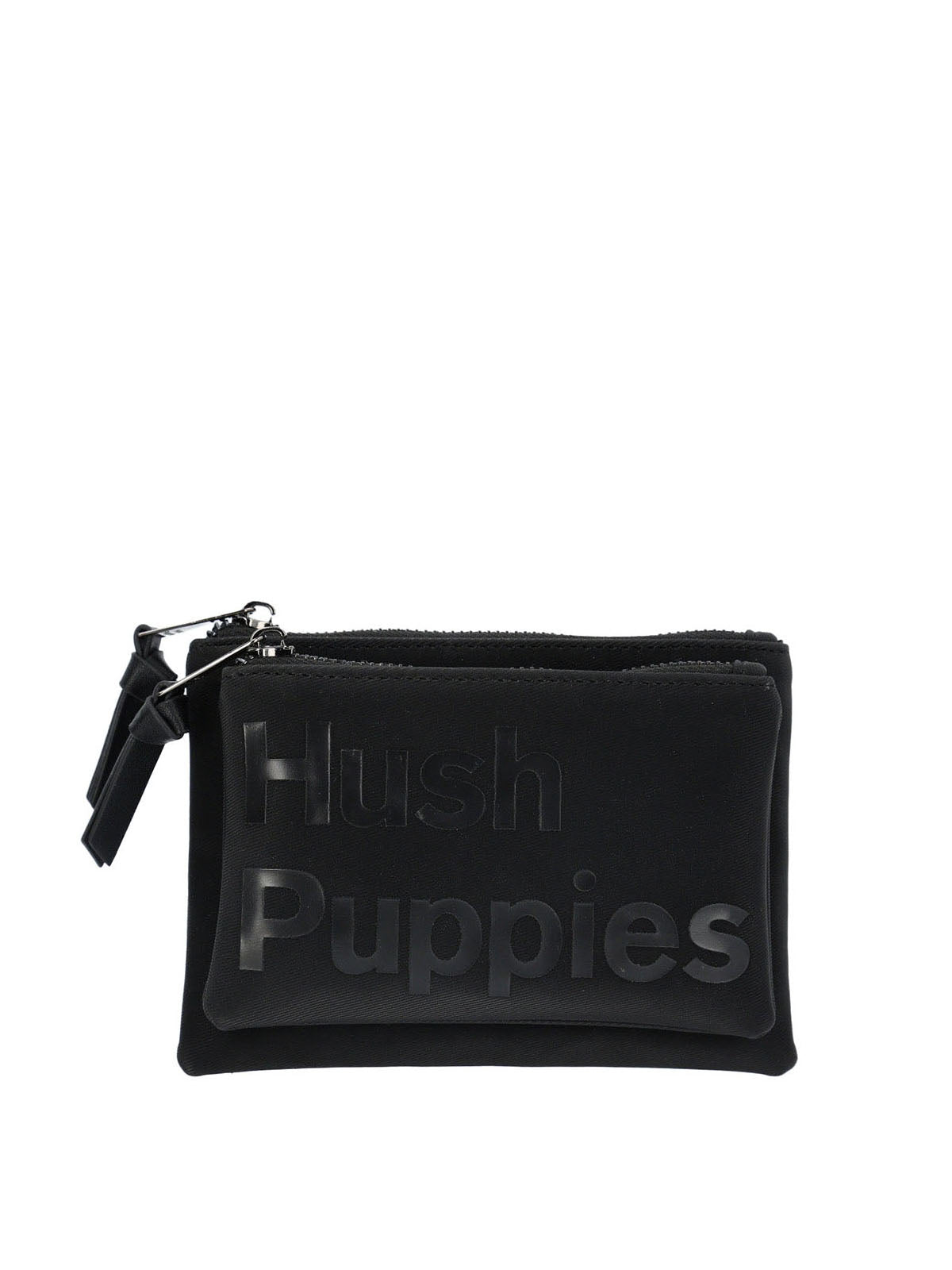 Billetera Ecocuero Mujer Henry Wallet Negro Hush Puppies