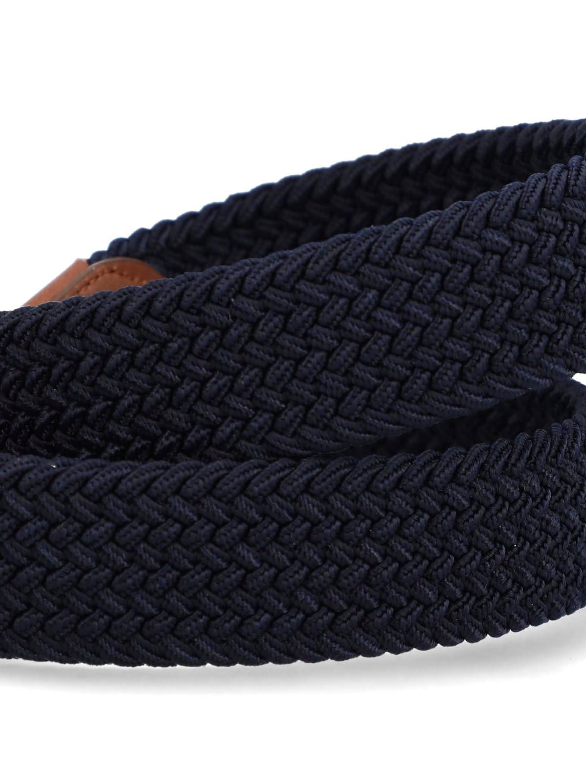 Cinturon Cuero Niño Hpk Fletcher Azul Hush Puppies