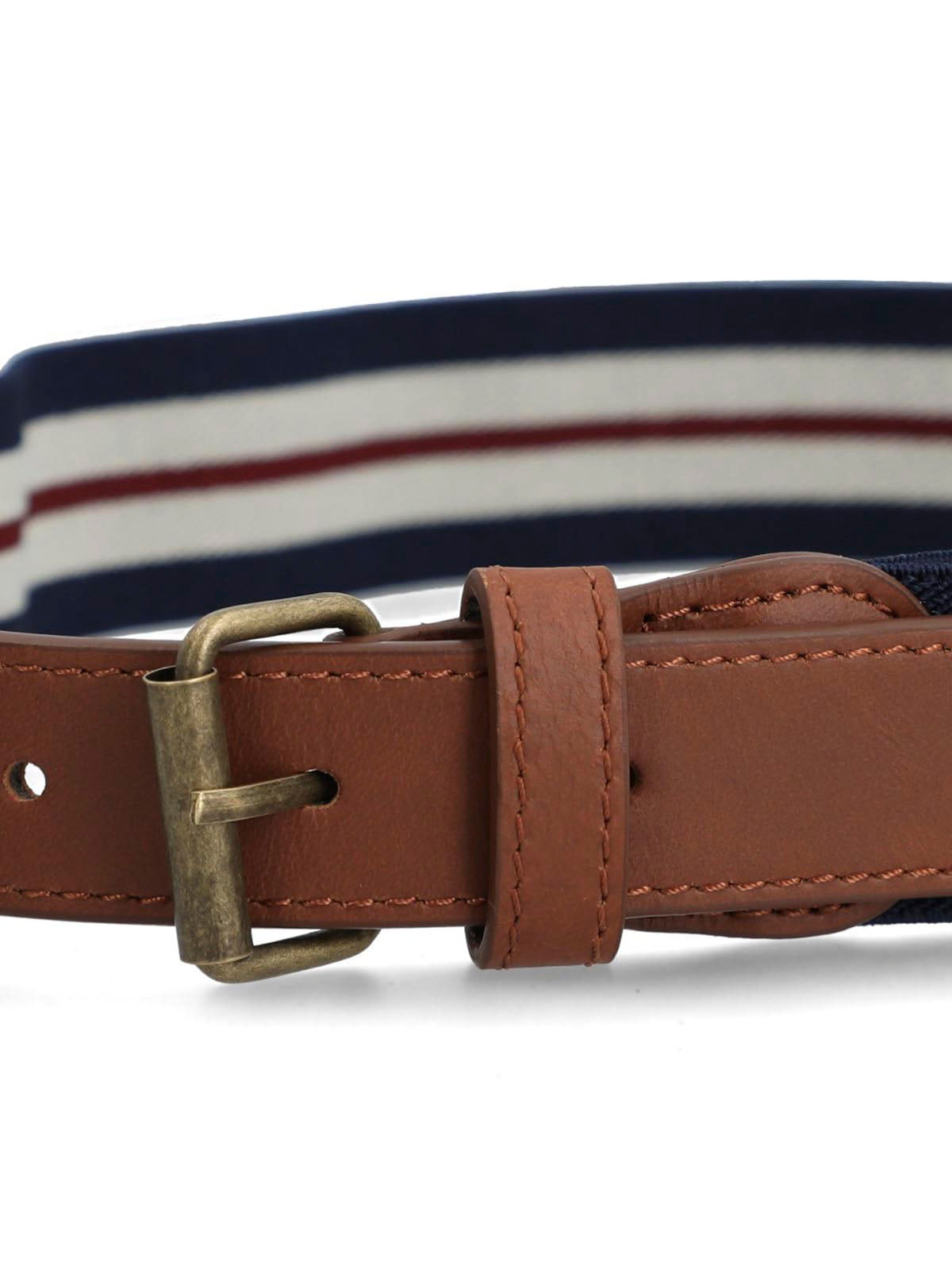 Cinturon Cuero Niño Hpk Felix Azul Hush Puppies