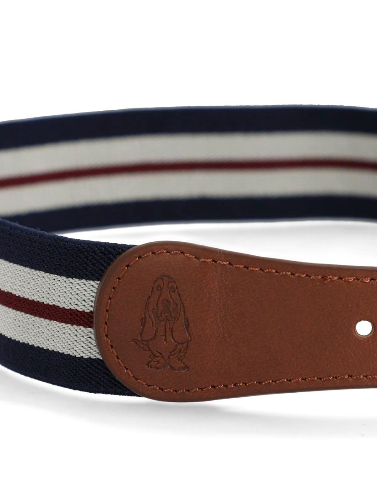 Cinturon Cuero Niño Hpk Felix Azul Hush Puppies