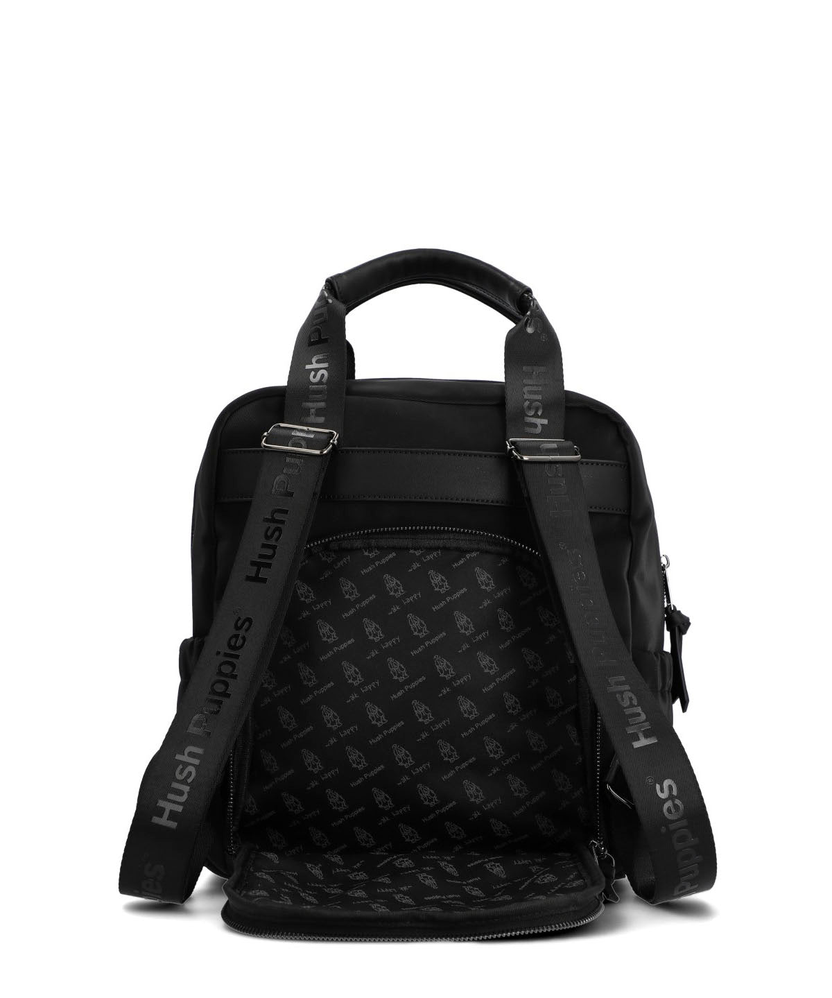 Mochila Mujer Harley Back Negro Hush Puppies