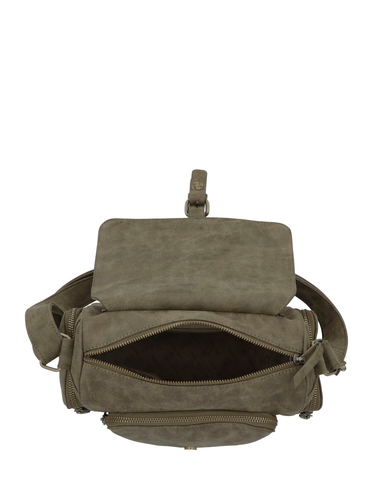 Cartera Ecocuero Mujer Darla Cross Verde Hush Puppies