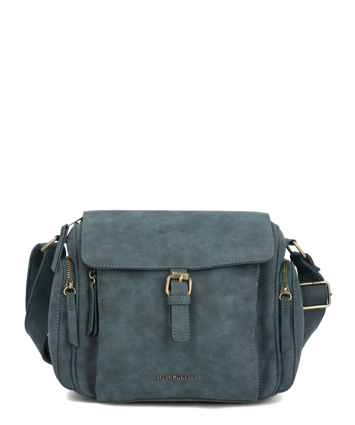 Cartera Ecocuero Mujer Darla Cross Azul Hush Puppies