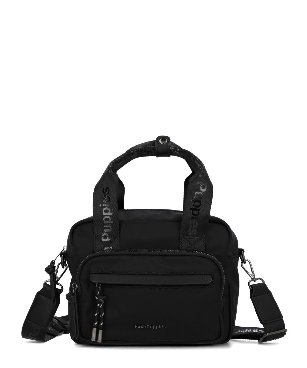Cartera Ecocuero Mujer Raven Bag Negro Hush Puppies