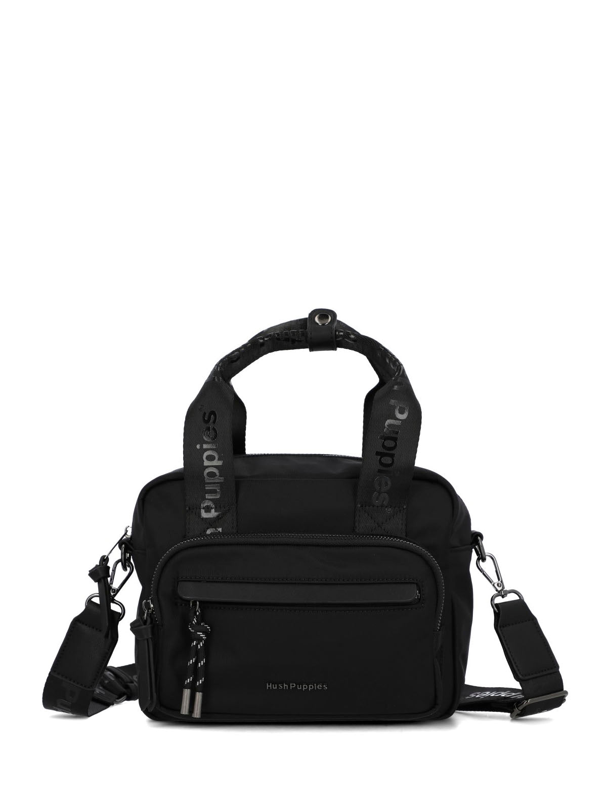 Cartera Ecocuero Mujer Raven Bag Negro Hush Puppies