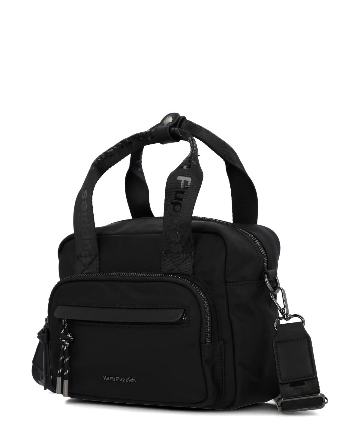 Cartera Ecocuero Mujer Raven Bag Negro Hush Puppies