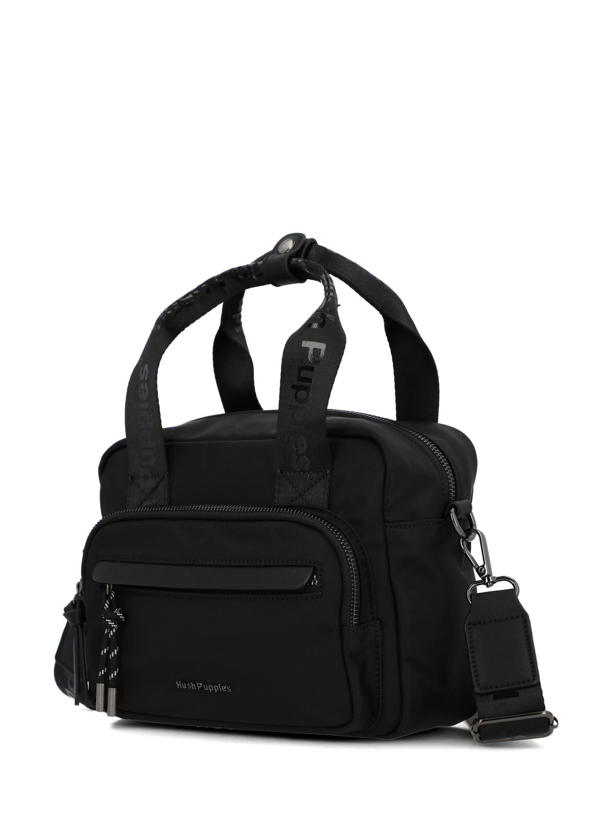 Cartera Ecocuero Mujer Raven Bag Negro Hush Puppies