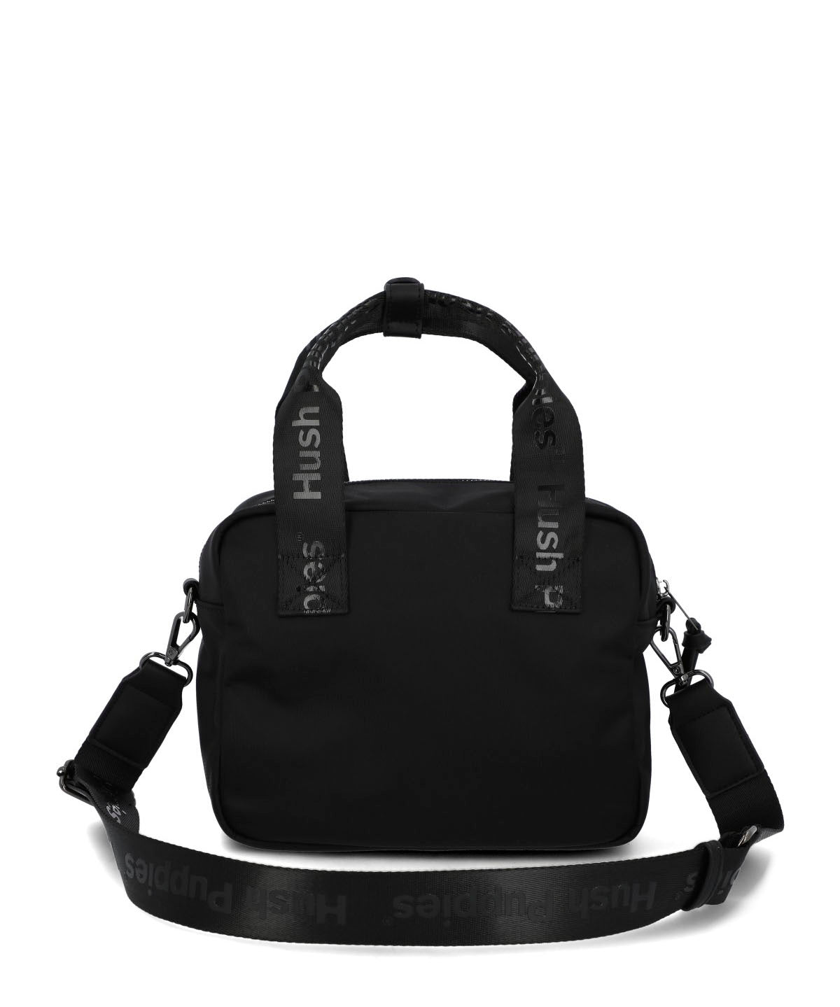 Cartera Ecocuero Mujer Raven Bag Negro Hush Puppies