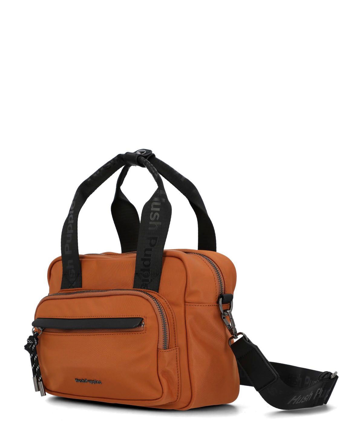 Cartera Ecocuero Mujer Raven Bag Naranjo Hush Puppies