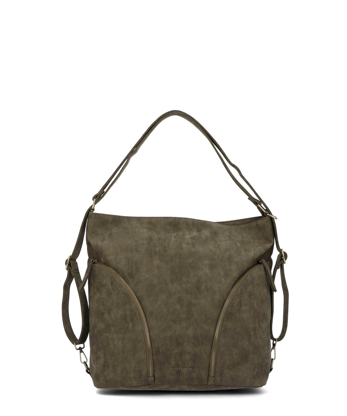 Cartera Ecocuero Mujer Demi Backbag Verde Hush Puppies