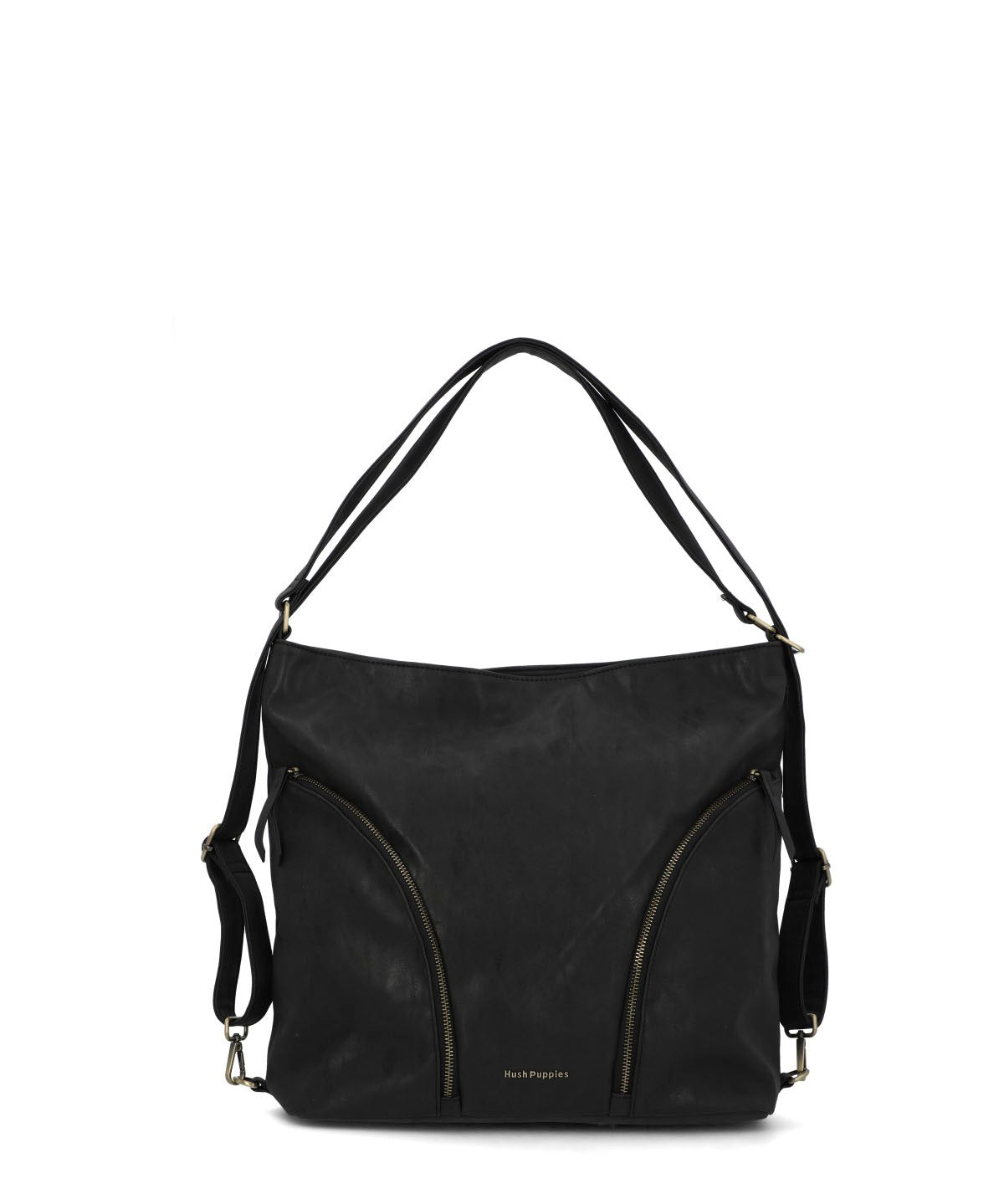 Cartera Ecocuero Mujer Demi Backbag Negro Hush Puppies