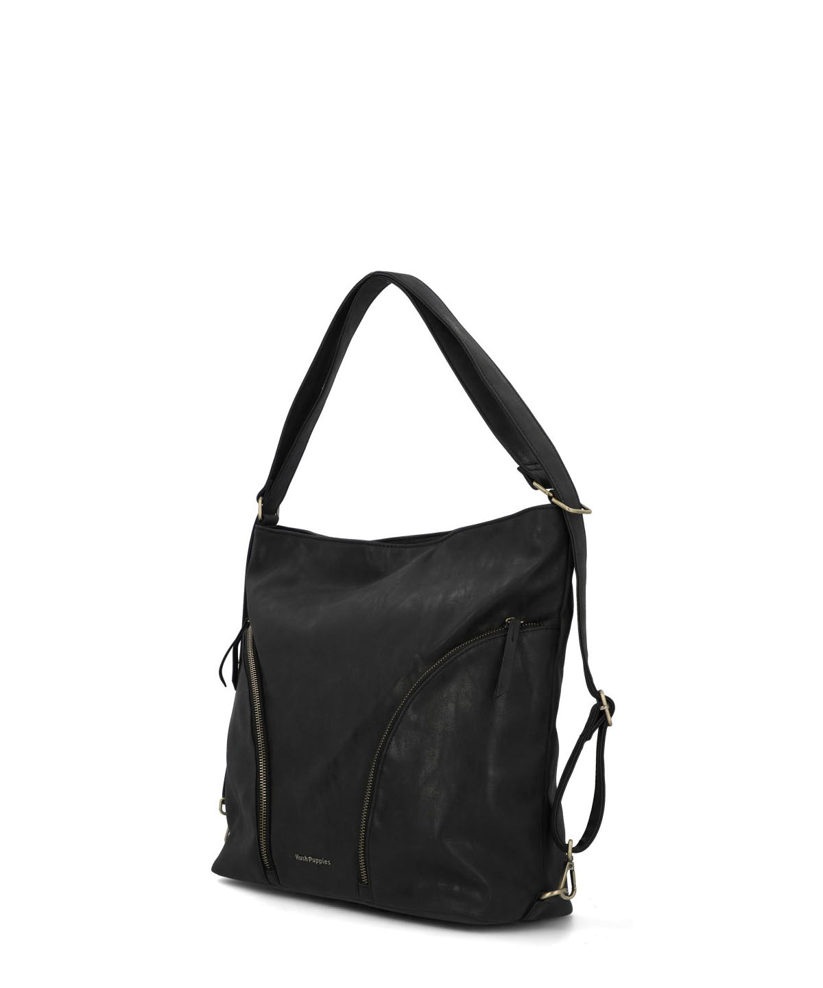 Cartera Ecocuero Mujer Demi Backbag Negro Hush Puppies