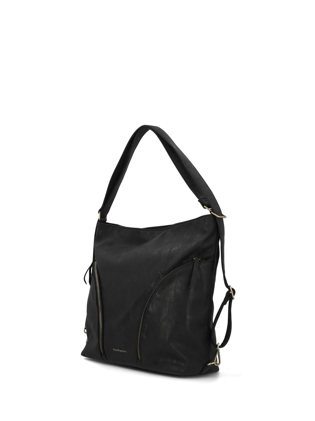 Cartera Ecocuero Mujer Demi Backbag Negro Hush Puppies