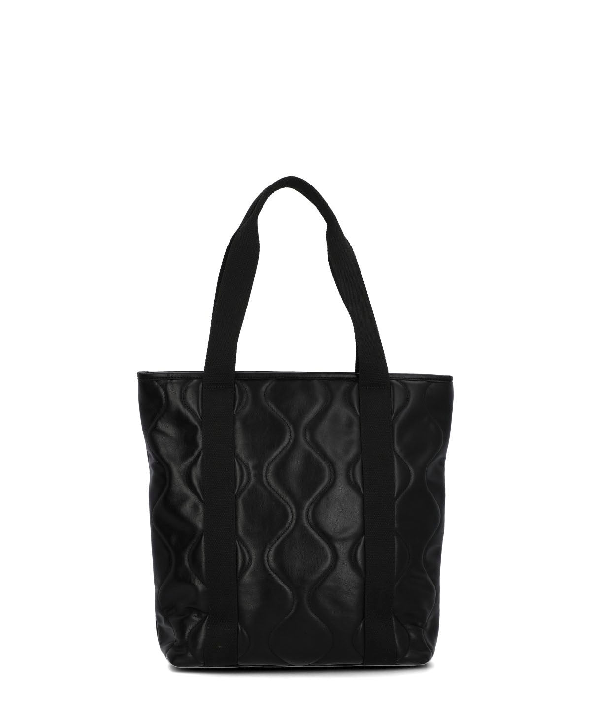 Cartera Ecocuero Mujer Quilted Tote Negro Hush Puppies