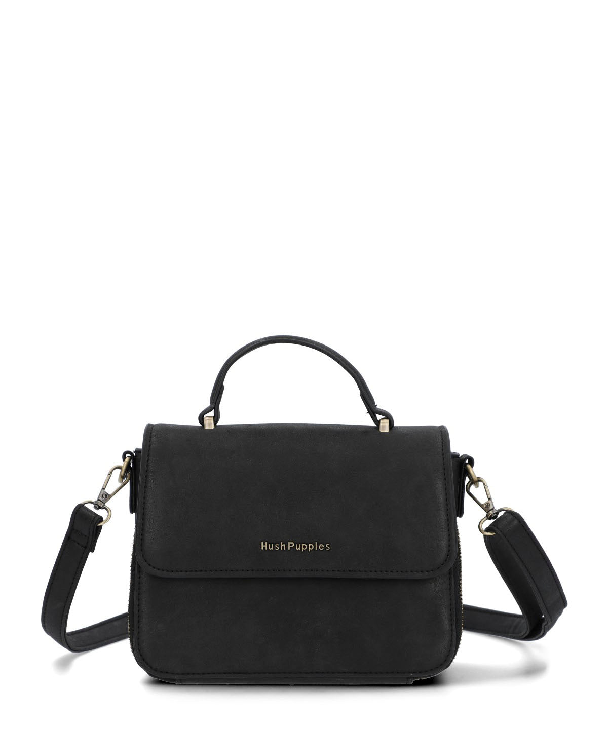 Cartera Ecocuero Mujer Darby Cross Negro Hush Puppies