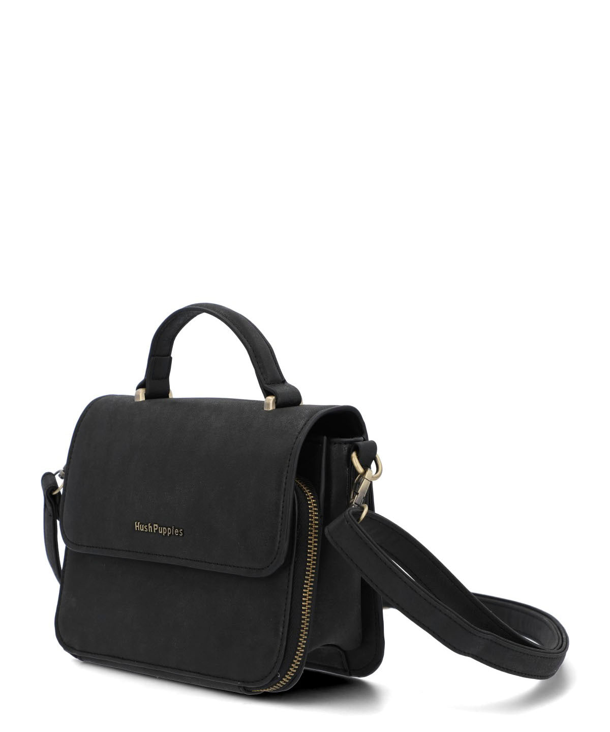 Cartera Ecocuero Mujer Darby Cross Negro Hush Puppies