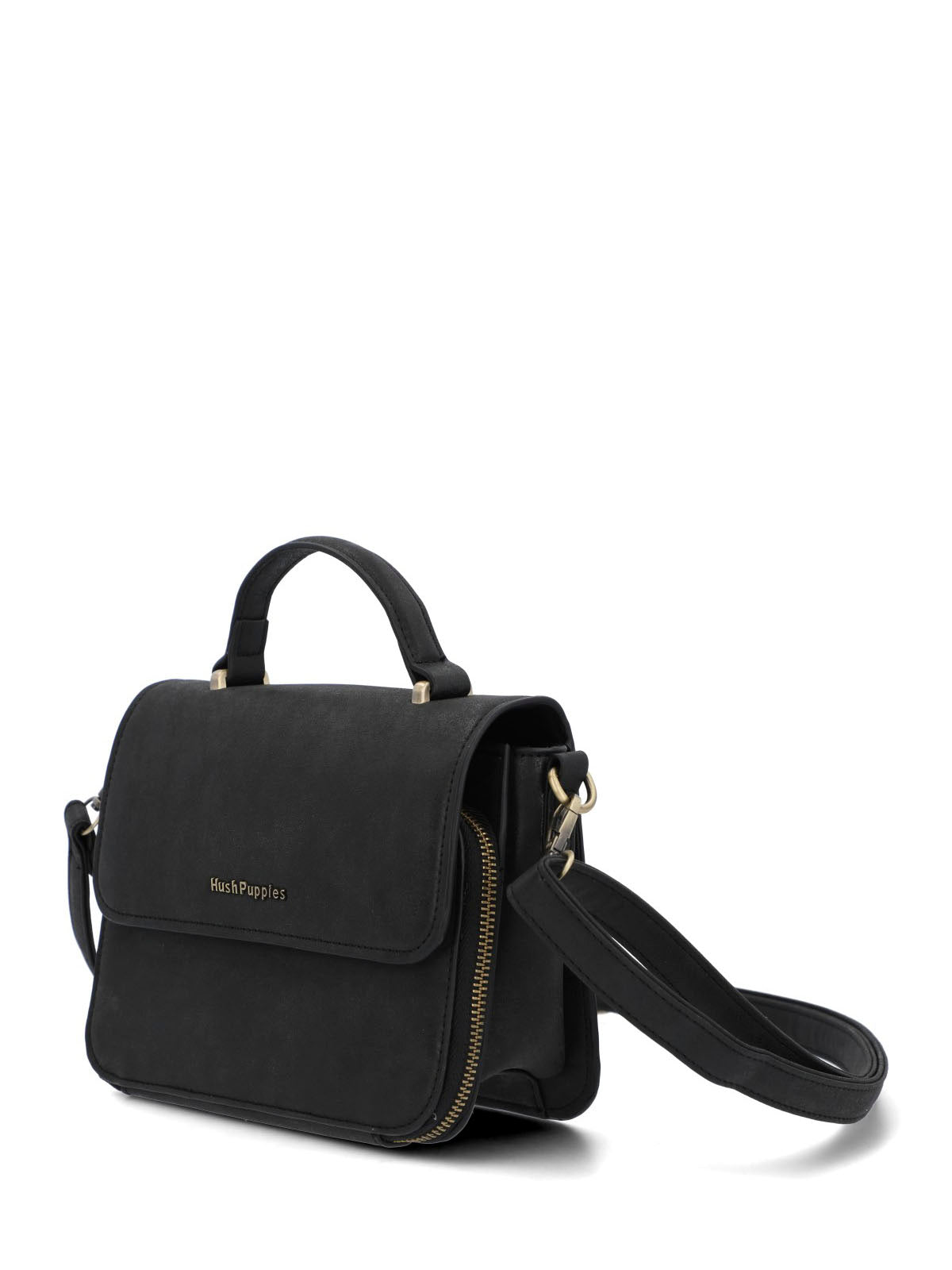 Cartera Ecocuero Mujer Darby Cross Negro Hush Puppies